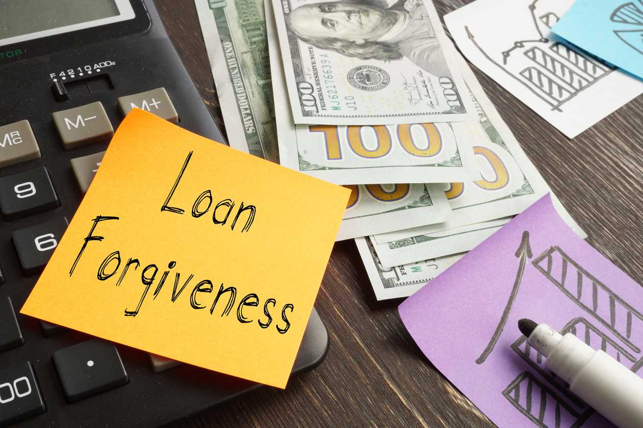 Student Loan Forgiveness Financial Concept